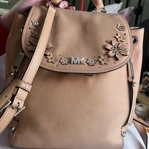 Michael Kors Flower Backpack Purse